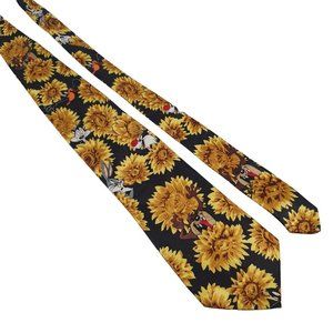 Looney Tunes Mania Mens Necktie Sunflower Taz Sylvester, Bugs Office Work Gift